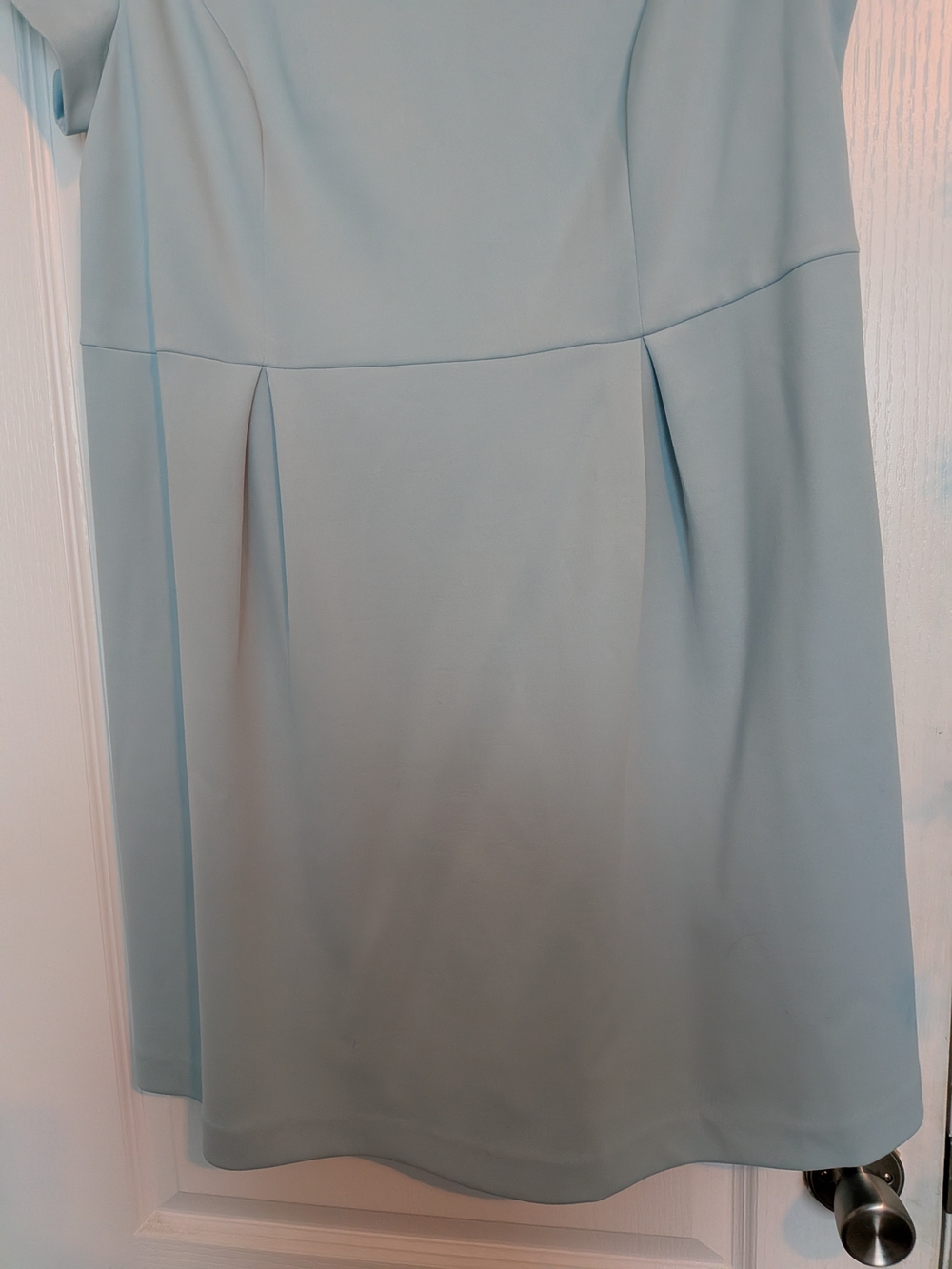 Betsey Johnson Light Blue Floral-Embellished Short Sleeve Dress - Picture 4 of 4